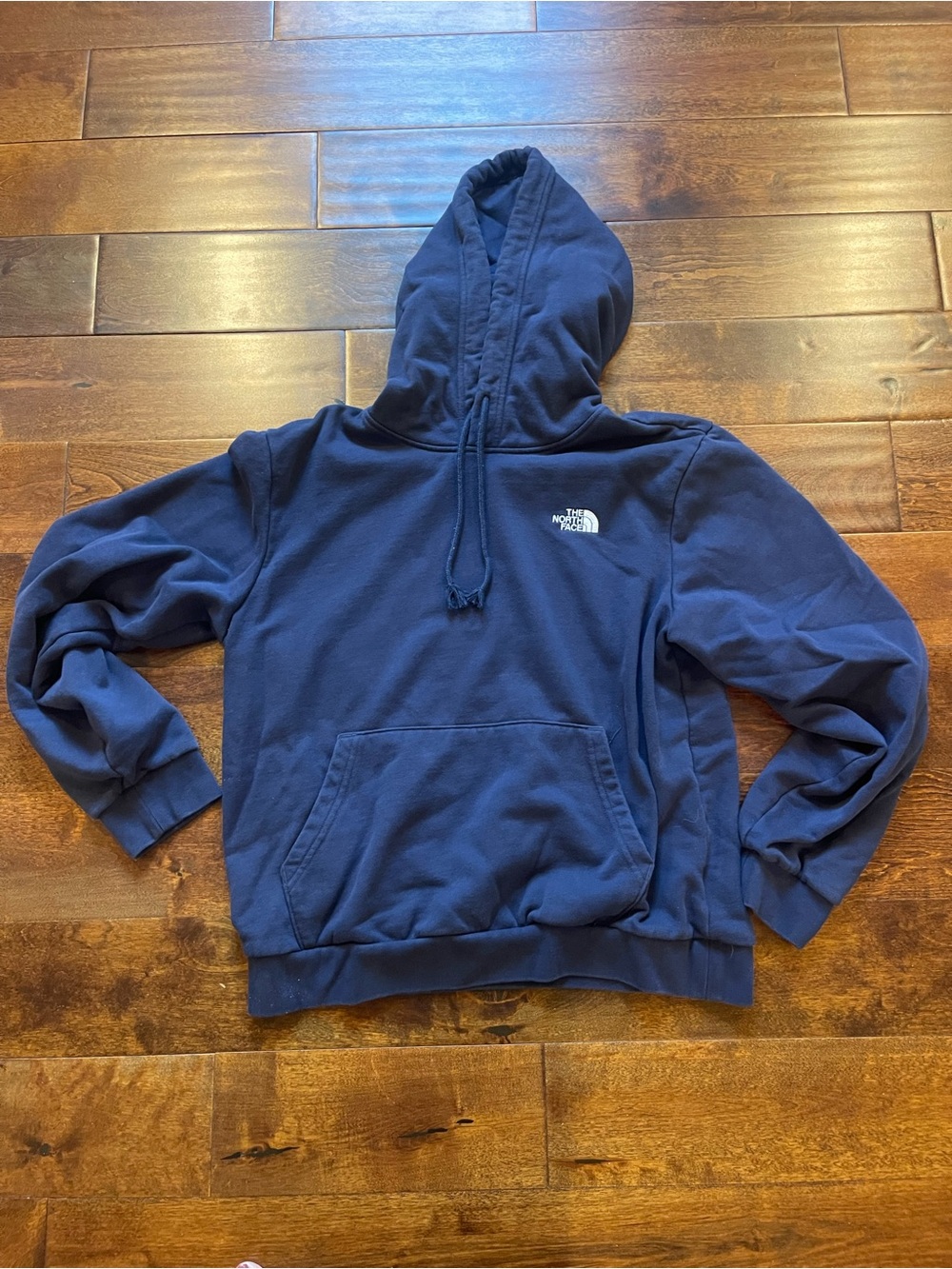 The North Face Men's Navy Blue Pullover Hoodie Size M